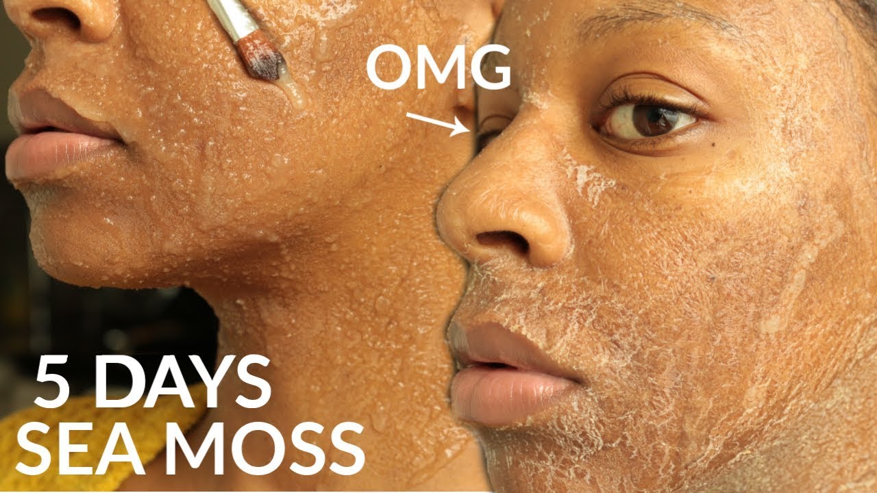 I Used SEA MOSS GEL on My FACE for 5 Days & WOW!!