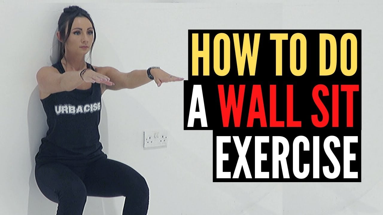 Wall Sit Exercise | How to Tutorial by Urbacise