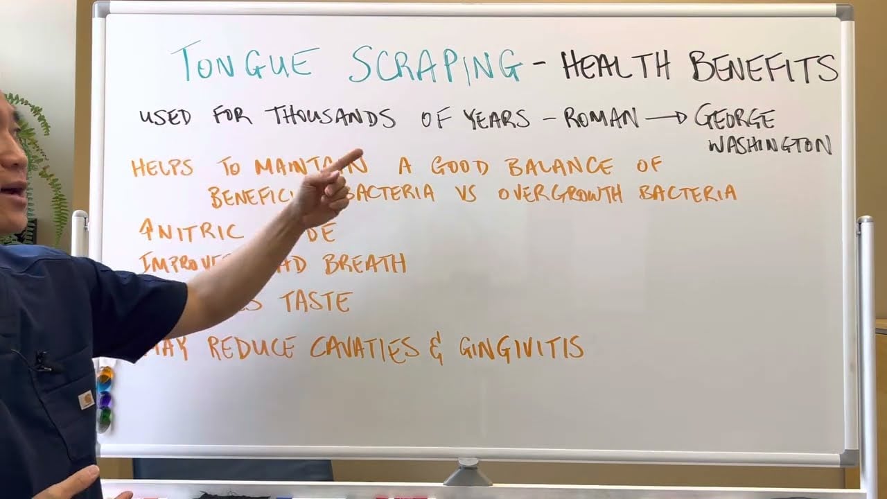 Tongue 👅👅Scraping--Health benefits.