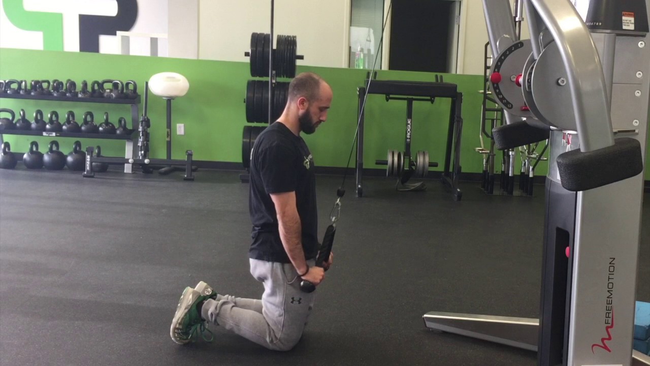 Tall-Kneeling Tricep Pressdowns