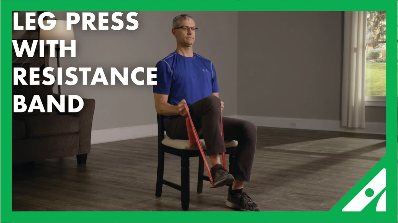 Leg Press With Resistance Band – Your Exercise Solution (YES)
