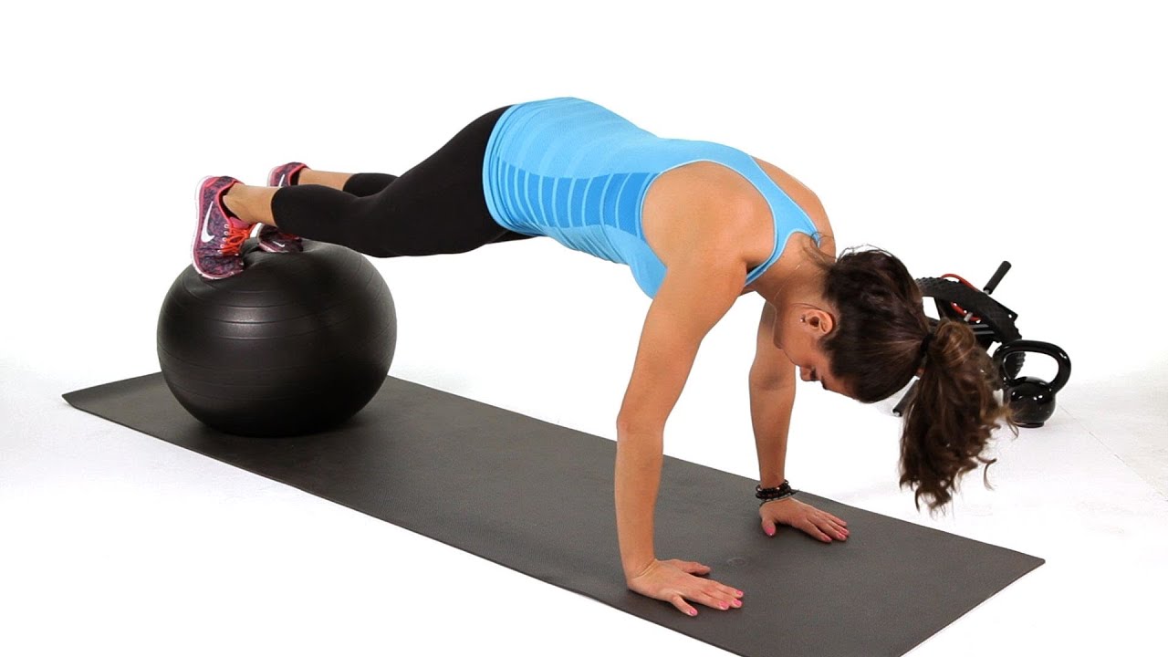 How to Do a Pike on a Swiss Ball | Abs Workout