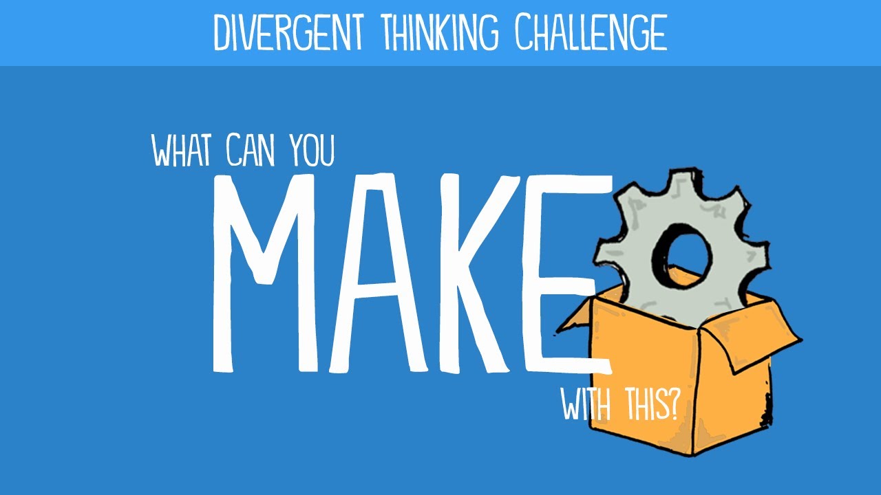 Divergent Thinking Challenge: What would you make with this?