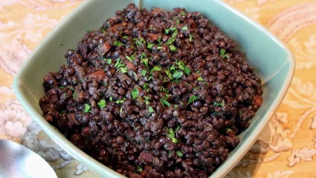 Braised Black Lentils Recipe - How to Cook Beluga Lentils