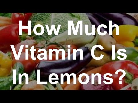 How Much Vitamin C Is In Lemons?