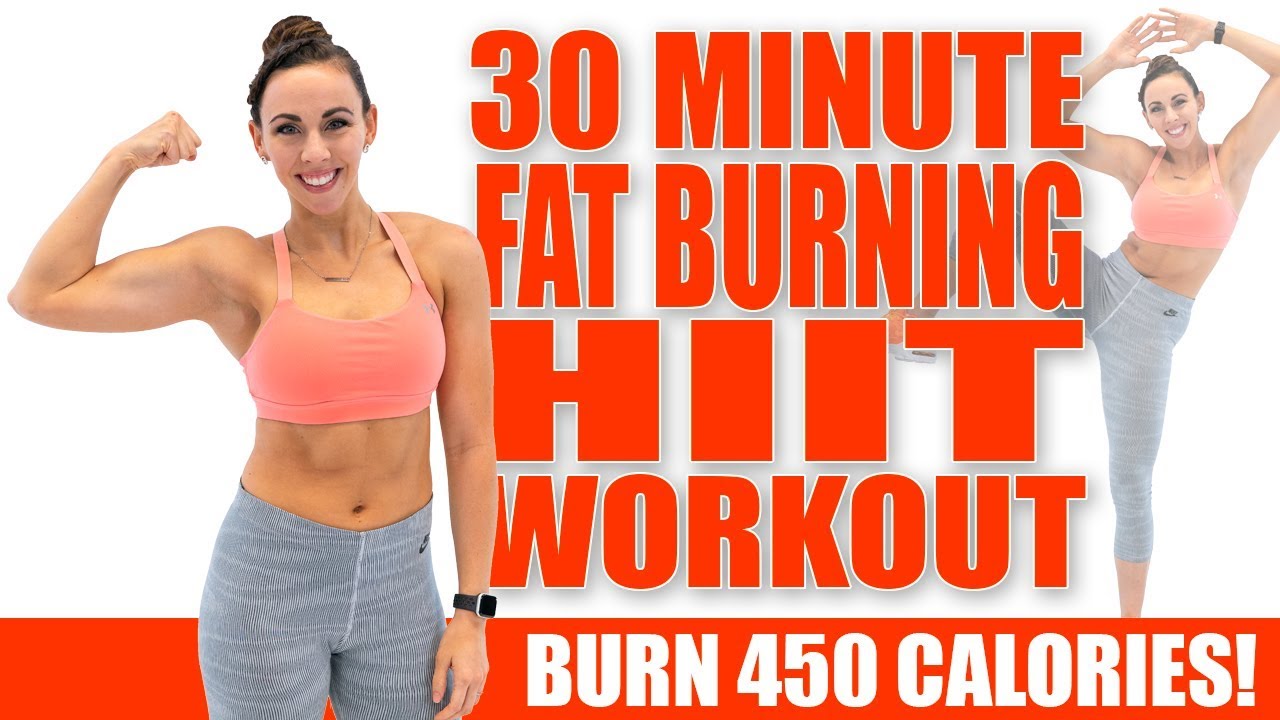 30 Minute FAT-BURNING HIIT WORKOUT! 🔥Burn 450 Calories 🔥Sydney Cummings