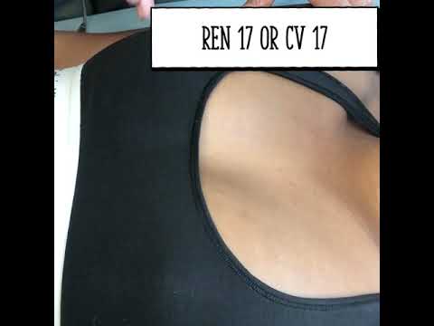 REN 17 or CV17- Acupressure Point Location
