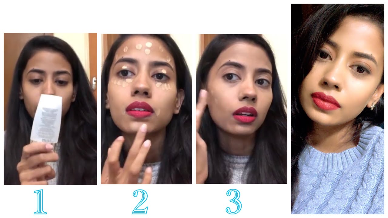 How to apply Flawless Foundation with Finger for Beginners
