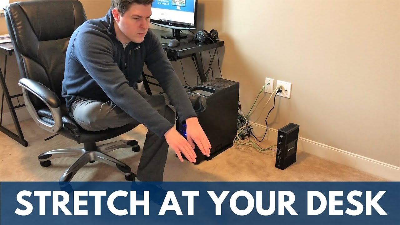 3 Chair Stretches for Lower Back Pain | Stretch at Your Desk