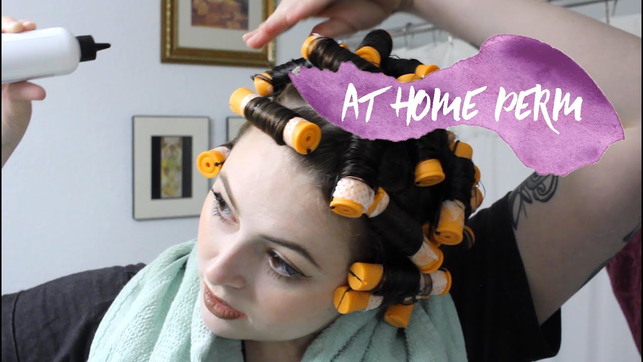 Perming My Own Hair!
