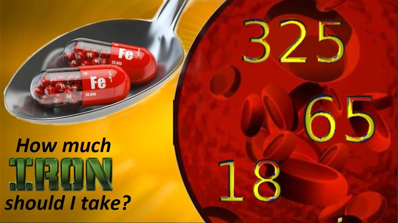 How much iron should I take?