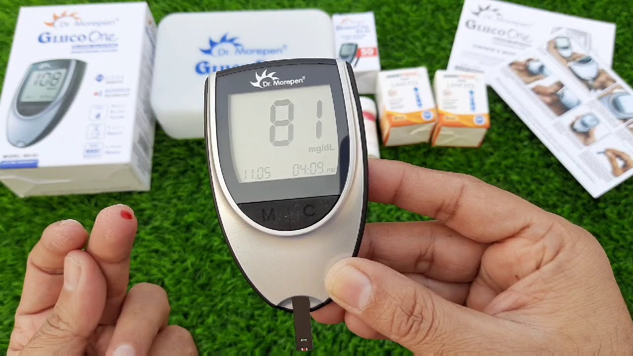 Dr. Morepen BG-03 Blood Glucose Meter | How to Test Blood Glucose (Sugar) Levels at Home