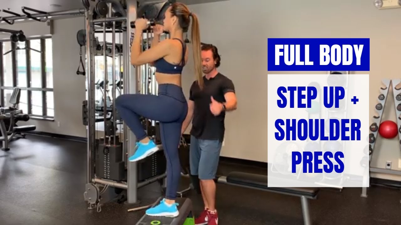 Full Body: Step Up Shoulder Press