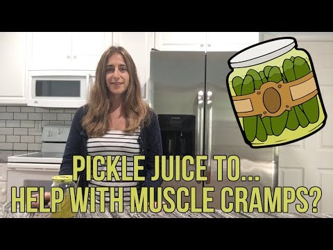 Is Pickle Juice Effective to Help with Muscle Cramps?