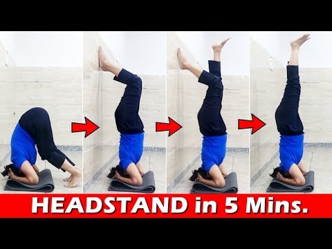 How to do HEADSTAND for Beginners | Benefits of Headstand Yoga pose (Sirsasana) | Hindi