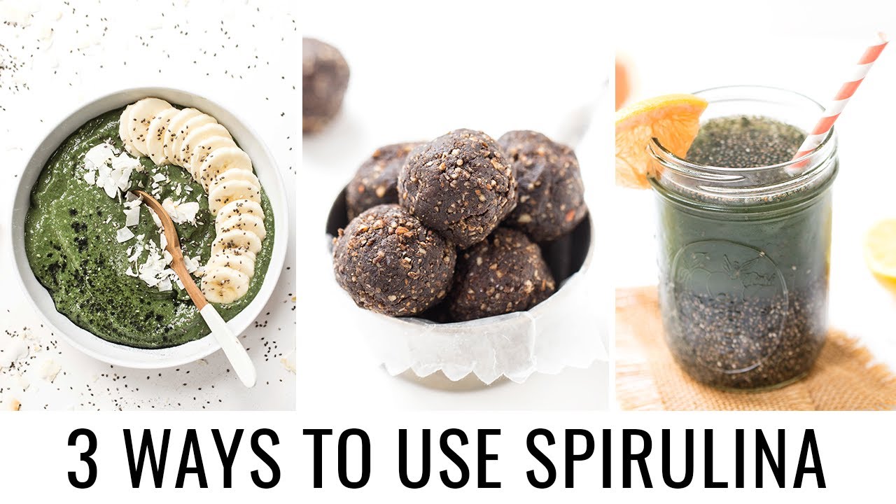 HOW TO USE SPIRULINA | 3 different recipes