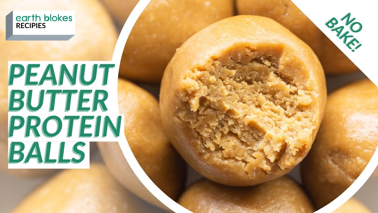 Peanut Butter Protein Balls | NO BAKE | 3 INGREDIENTS