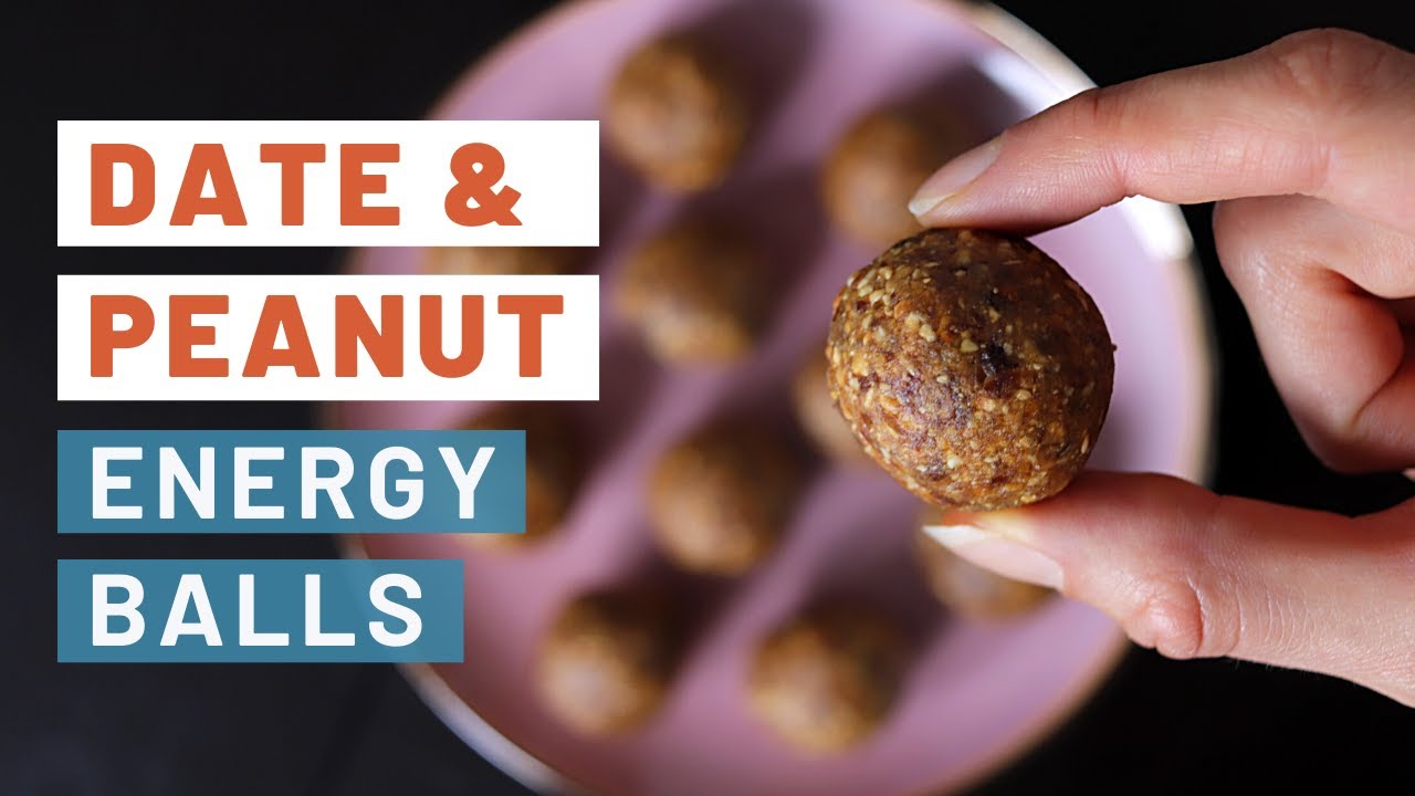 Date And Peanut Butter Energy Balls (4 Ingredients)