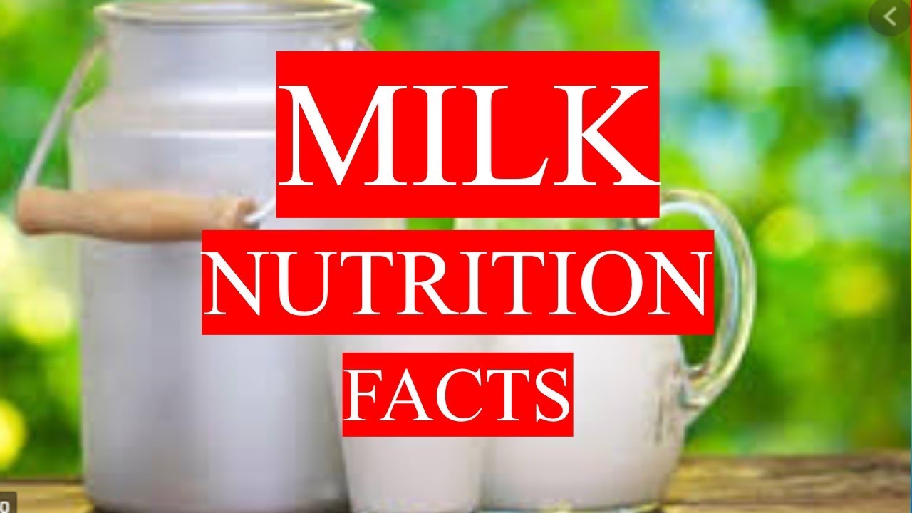 MILK - HEALTH BENEFITS AND NUTRITION FACTS