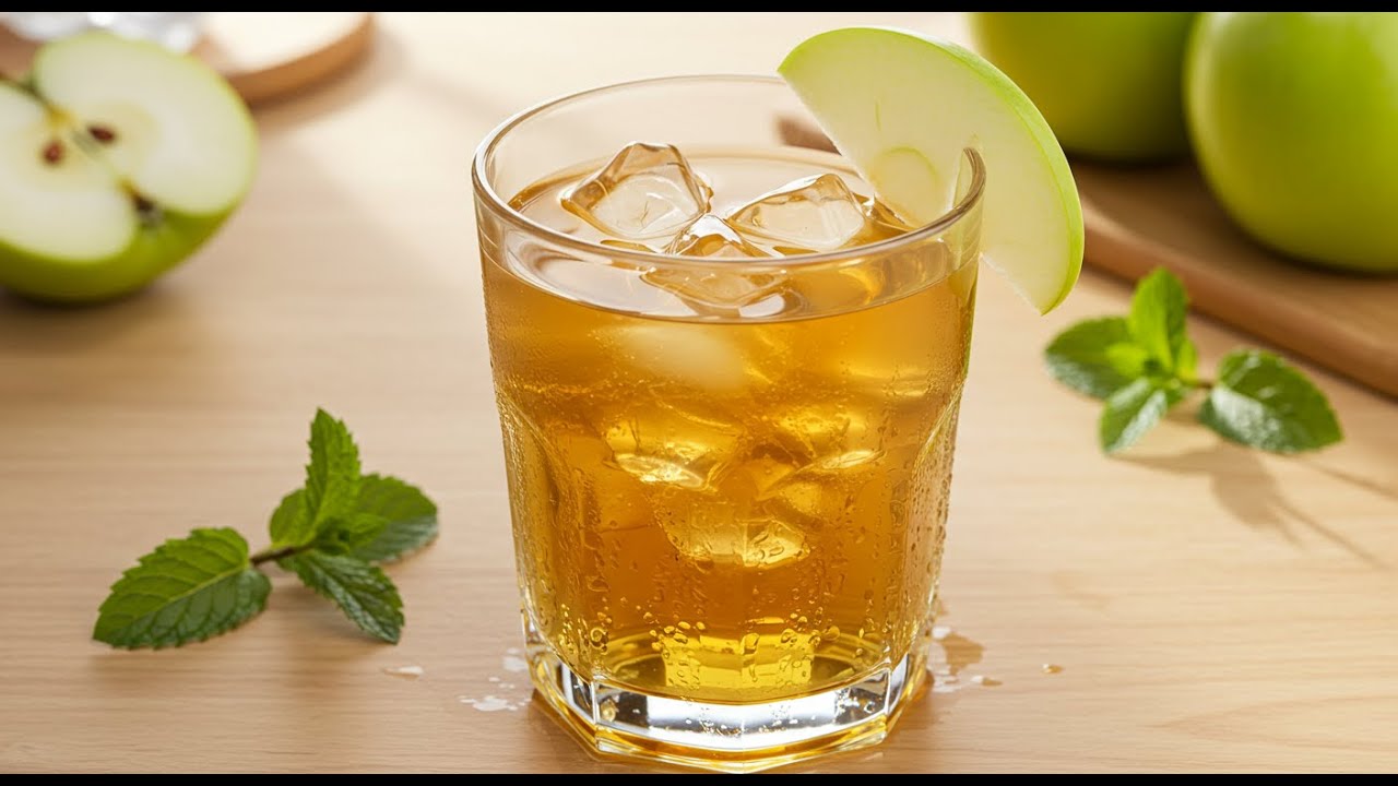 Making Fresh and Delicious Apple Juice in 3 Minutes | Easy Homemade Apple Juice Recipe