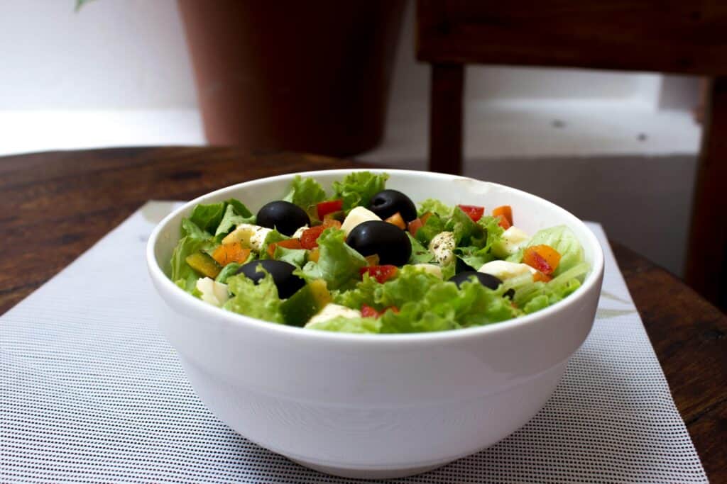 photo of vegetable salad