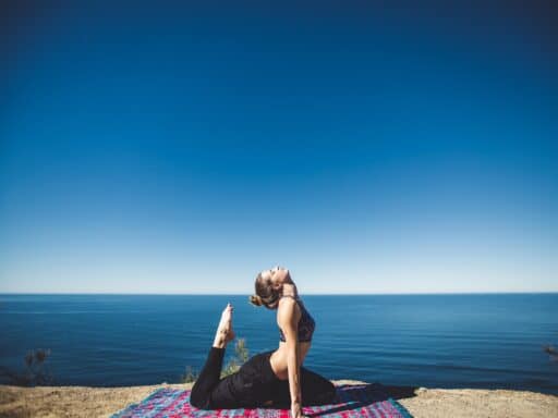 woman yoga