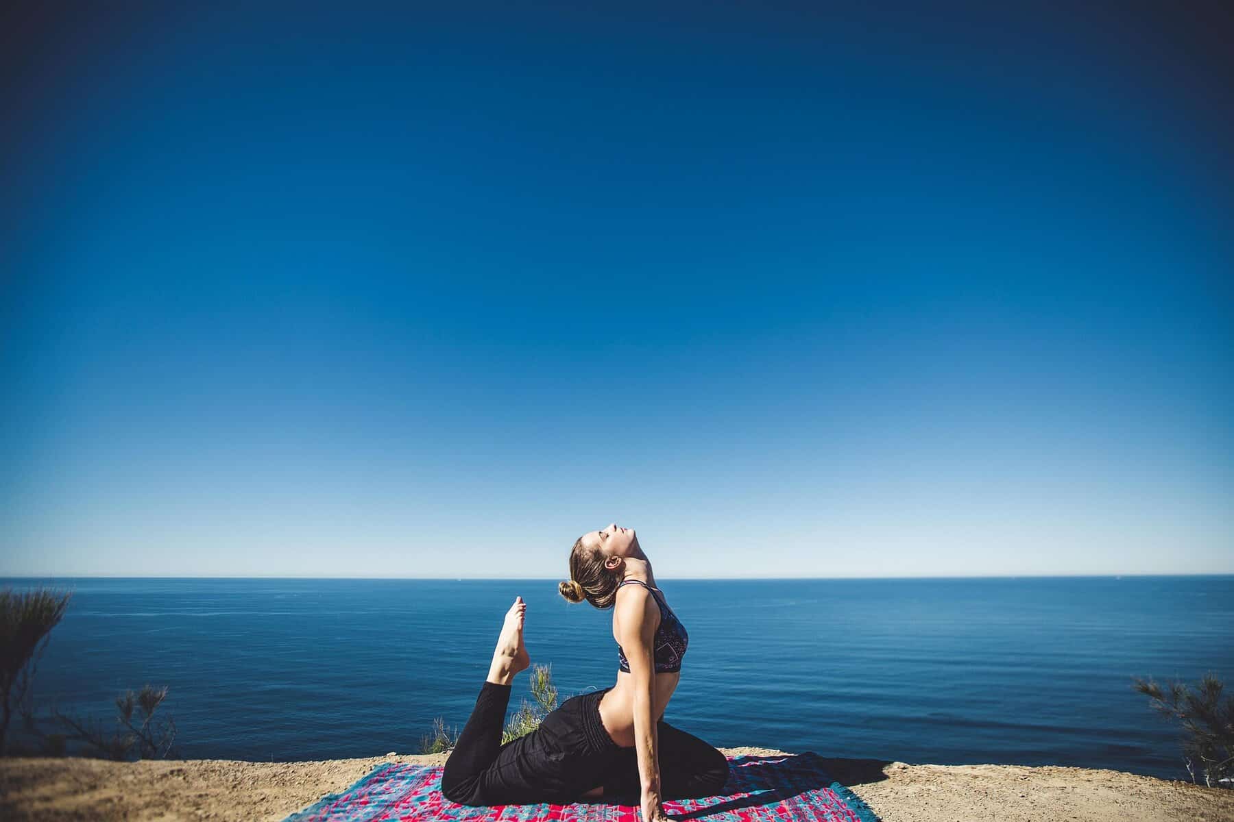 woman yoga